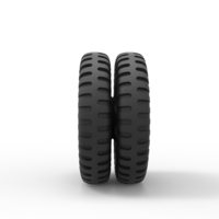 Double wheel from old truck - Thumbnail 3