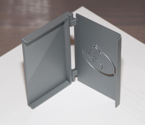 Folding Business card holder 3D Print 24086