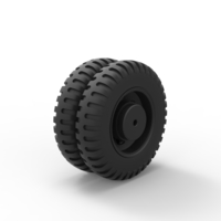 Double wheel from old truck - Thumbnail 4