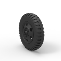 Wheel from old truck - Thumbnail 2
