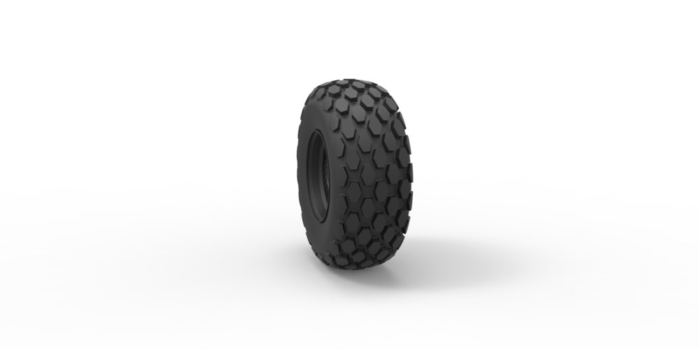 Diecast Wheel from Roller-compactor 3D Print 240939