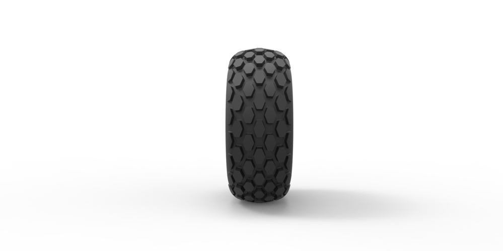 Diecast Wheel from Roller-compactor 3D Print 240940