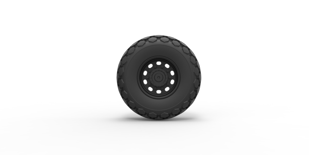 Diecast Wheel from Roller-compactor 3D Print 240942