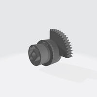 Small VAG EGR VALVE 03G 131 501 REPLACEMENT GEARS 3D Printing 240949