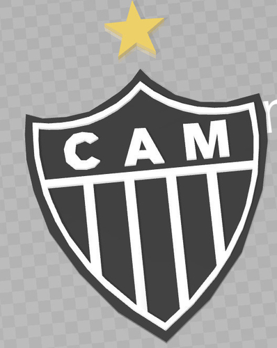 Atlético Mineiro Badge 3D Print 240963