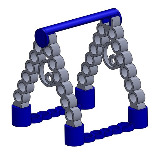 Circle Themed Filament Spool Stand 3D Print 24104