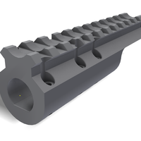 Small m14 front rail 3D Printing 241163