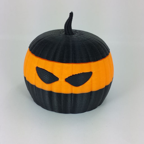 Ninja Pumpkin 3D Print 24119