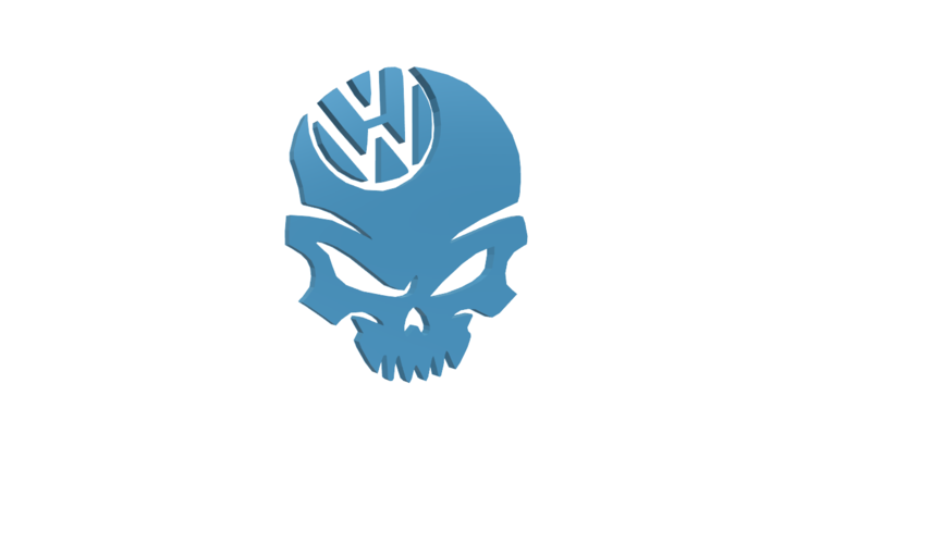 Volkswagen Skull Logo