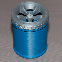 Small Mag Wheel Pencil Holder 3D Printing 24128