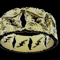 Baroque Ornaments Ring - Thumbnail 1