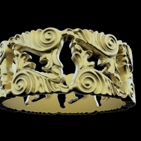 Baroque Ornaments Ring - Thumbnail 2