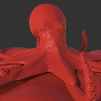Red Octopus Figurine - Thumbnail 9