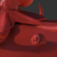 Red Octopus Figurine - Thumbnail 11
