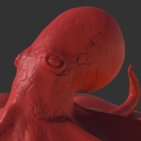 Red Octopus Figurine - Thumbnail 12