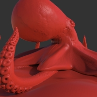 Red Octopus Figurine - Thumbnail 13