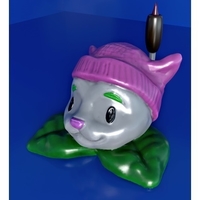 Small PVZ Cat Tail 3D Printing 241546