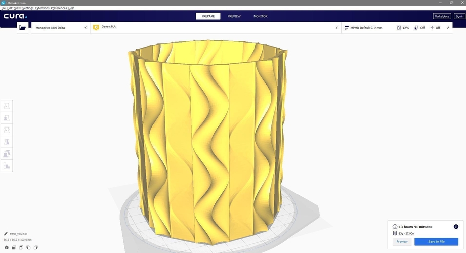 Vase #533 3D Print 241572