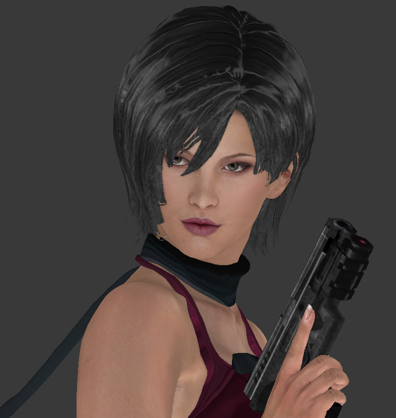 3D Printed Resident Evil 4 ADA WONG by Nhan Do