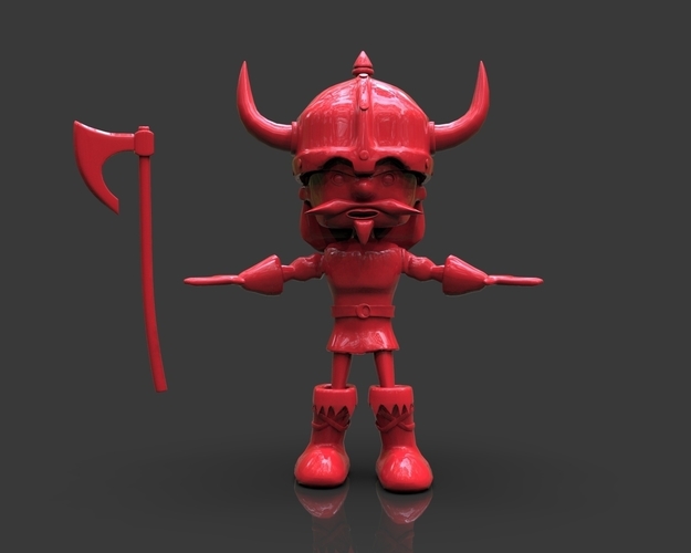 Floky The Viking 3D Print 241616