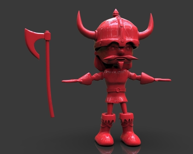 Floky The Viking 3D Print 241625
