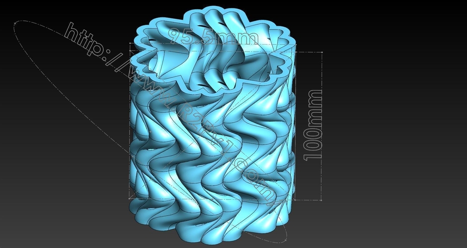 Vase #535 3D Print 241633