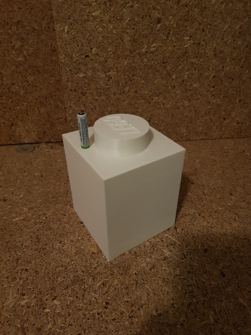 Lego brick 20:1 scale