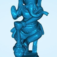 Small Standing Ganesh Statue 3D Printing 241733