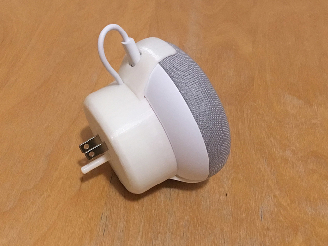 Made in Ohio 3D-printed ~ Fast Ohio Shipping ~ Google Home Mini Surface Mount 
