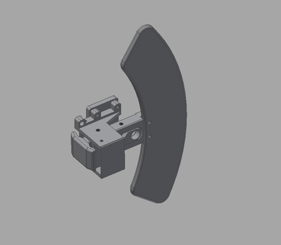 DIY WRC Magnetic Push-Pull Paddle Shifter for Rallysim 3D Print 241780