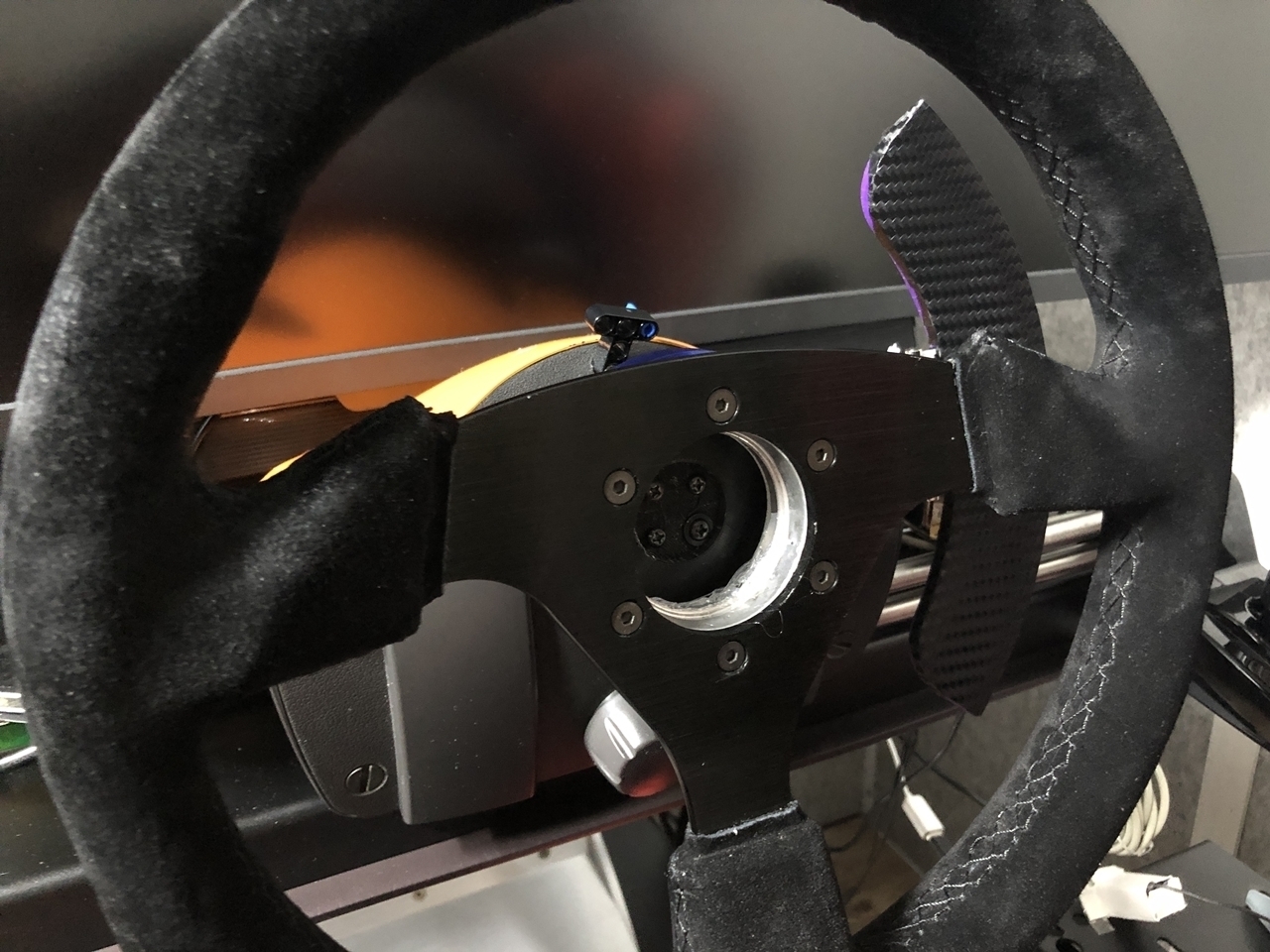 3d Printed Wheel Adapter For Fanatec Porsche 911 Gt3 Rs V2 Racing Wheel By Leza Dreamizer Pinshape