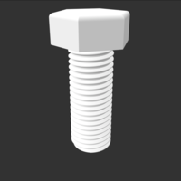 Small 12x1.5  bolts and nut 3D Printing 241892