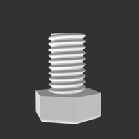 10x1.5mm bolts and nut - Thumbnail 1