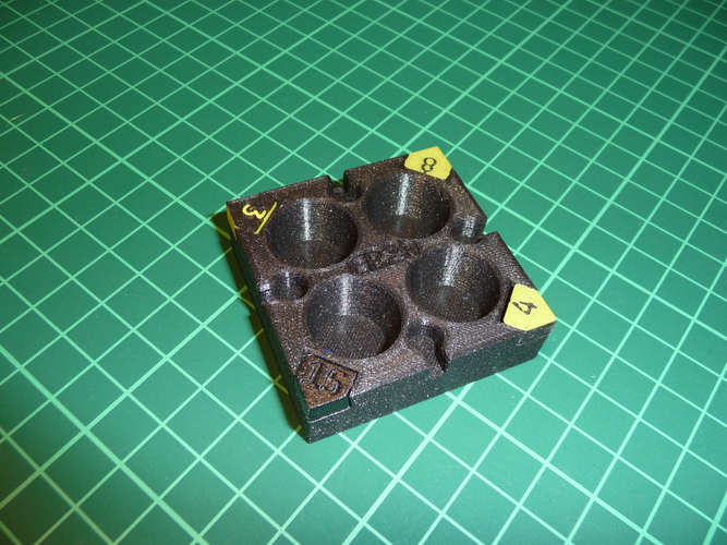 Modular ER16 collet tray 3D Print 241944