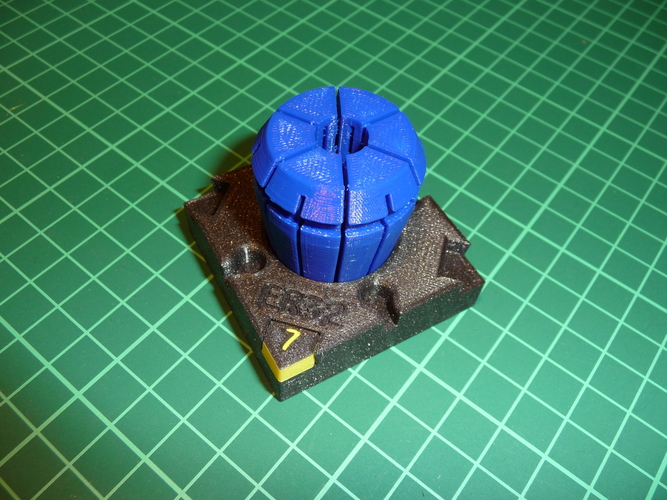 Modular ER16 collet tray 3D Print 241952