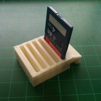 Small MMC - SD Holder Simplified 3D Printing 24209