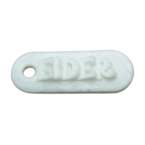 EIDER Personalized keychain embossed letters 3D Print 242102