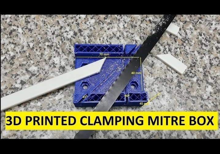 CLAMPING MITRE BOX 3D Print 242107