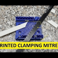 Small CLAMPING MITRE BOX 3D Printing 242107