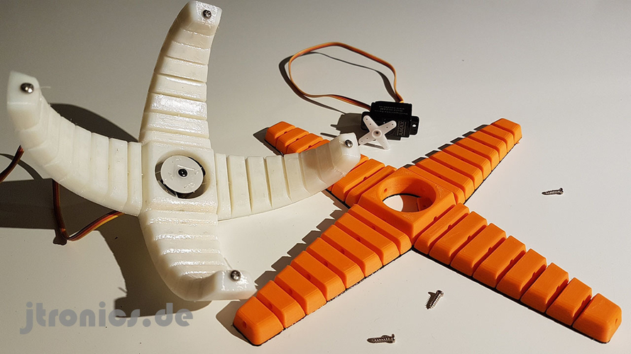 Robotic Flex Gripper Dual Material  3D Print 242194
