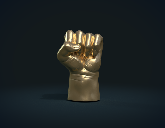 Fist Hand  3D Print 242230