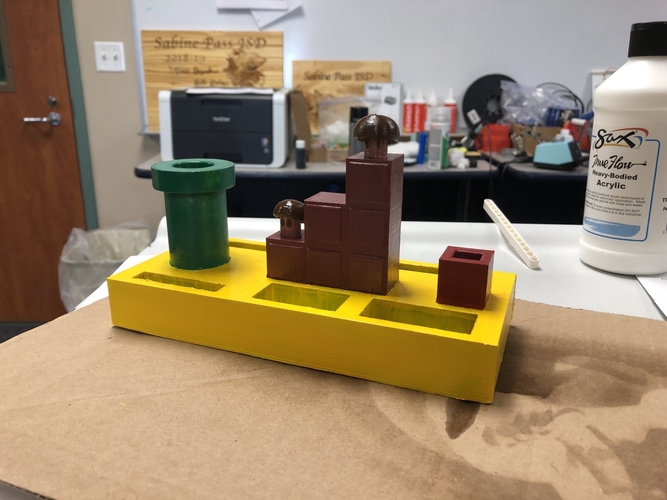 Mario Pen Holder 3D Print 242254