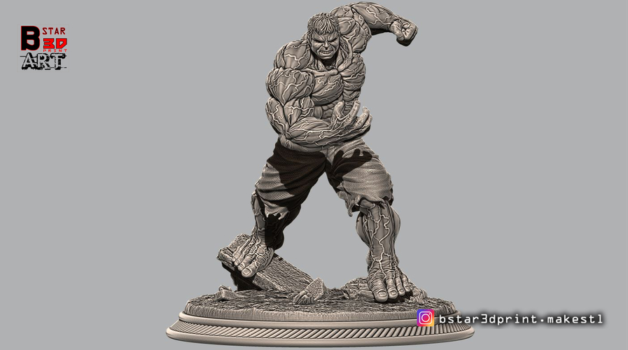 SUPER HULK - AVENGER - MARVEL 3D Print 242278