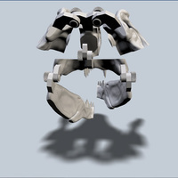 Exploded T-Rex Skull - Thumbnail 4