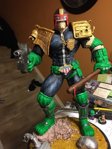 Judge Dredd 3d print model