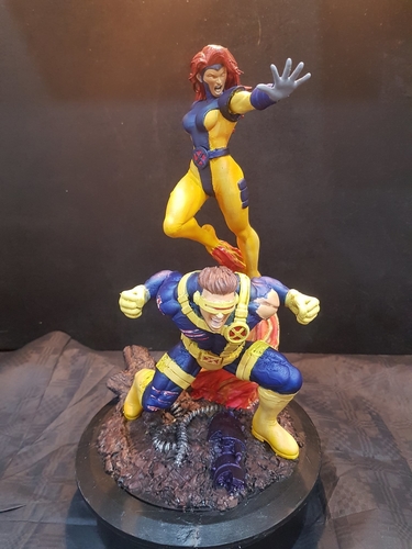 cyclops 3d extras diorama phoenix printed pinshape