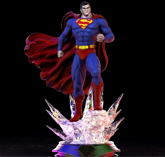 3D Printed Superman 3d print model by miguil Pinshape