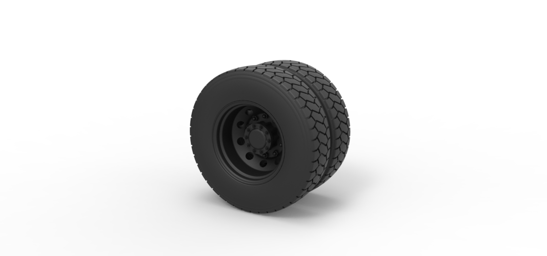 Diecast Rear wheel from truck 3D Print 242504