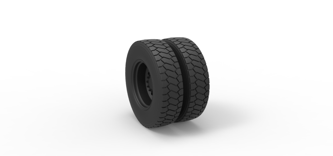 Diecast Rear wheel from truck 3D Print 242505