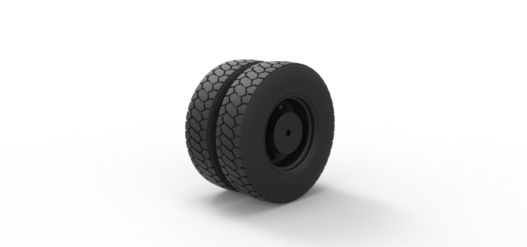 Diecast Rear wheel from truck 3D Print 242507